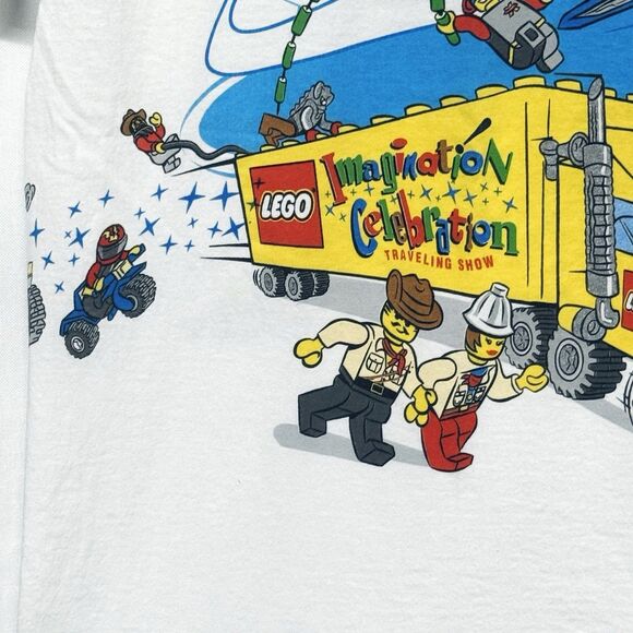 Vintage 1998 Lego Imagination Celebration Traveling Show Tour Tee Shirt Adult M - Picture 6 of 12